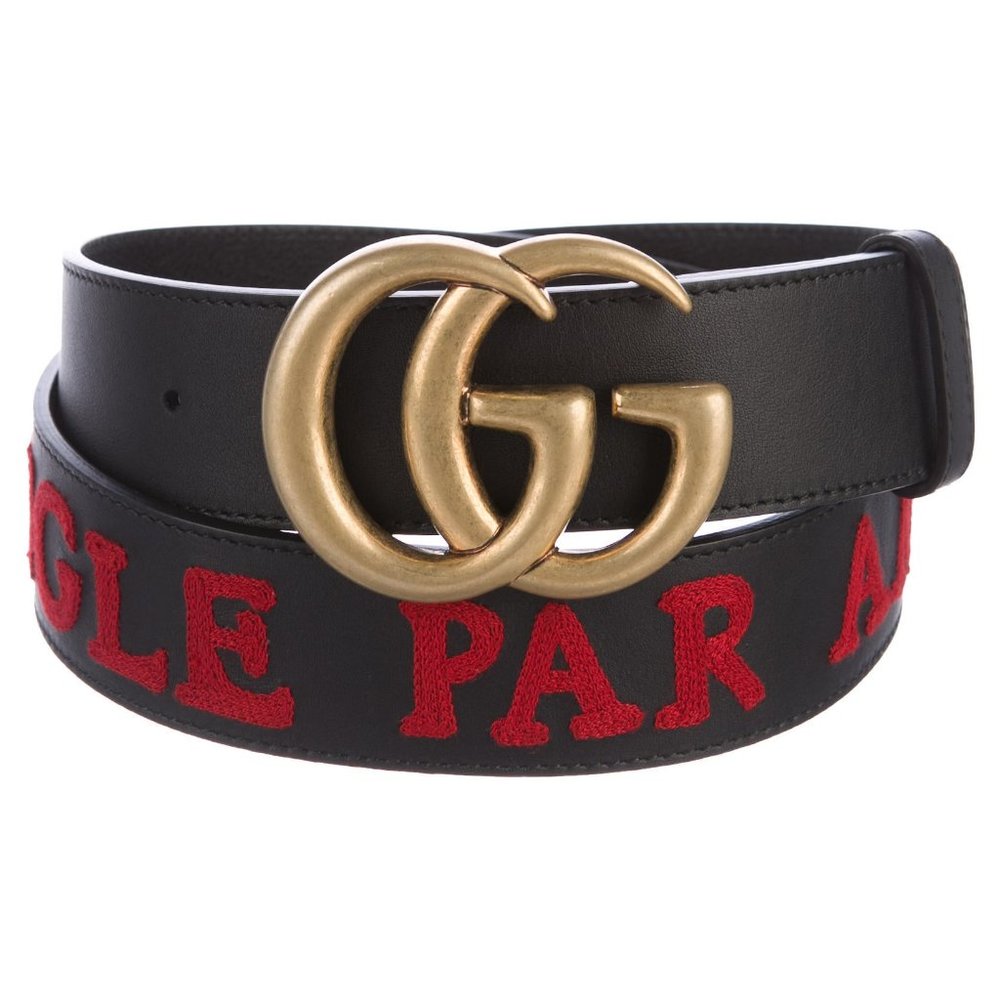 Gucci GG Leather Belt